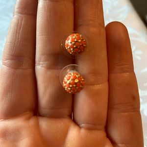 Perfect condition Stella & Sot coral studs